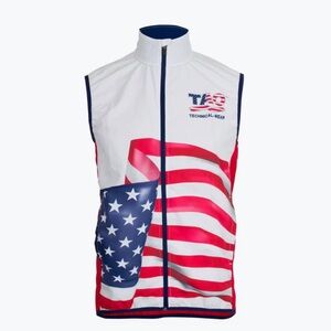 ATHLETIC TECHNICAL WEAR WIND AND WATER REPELLENT RUNNING BIKING VEST MEDIUM